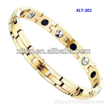 XLT-301 HOTTEST 22K Gold Bracelet in Pure Titanium
